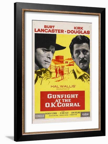 Gunfight At the O. K. Corral, 1957, Directed by John Sturges-null-Framed Giclee Print