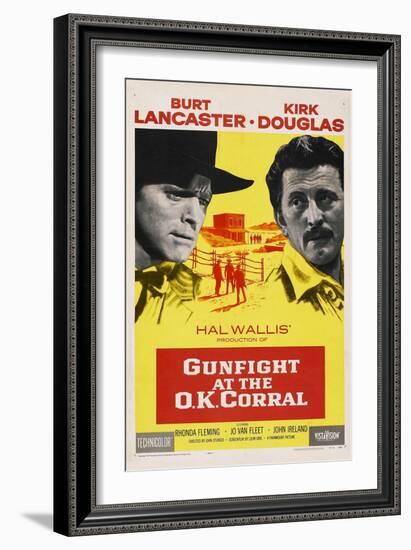 Gunfight At the O. K. Corral, 1957, Directed by John Sturges-null-Framed Giclee Print