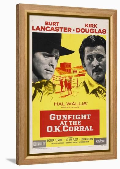 Gunfight At the O. K. Corral, 1957, Directed by John Sturges-null-Framed Premier Image Canvas