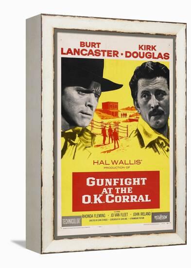 Gunfight At the O. K. Corral, 1957, Directed by John Sturges-null-Framed Premier Image Canvas