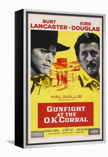 Gunfight At the O. K. Corral, 1957, Directed by John Sturges-null-Framed Premier Image Canvas