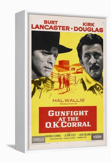 Gunfight At the O. K. Corral, 1957, Directed by John Sturges-null-Framed Premier Image Canvas