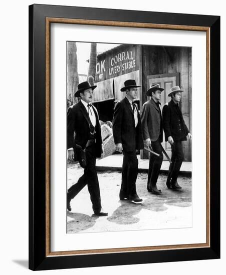 Gunfight At The O.K. Corral, 1957-null-Framed Photo