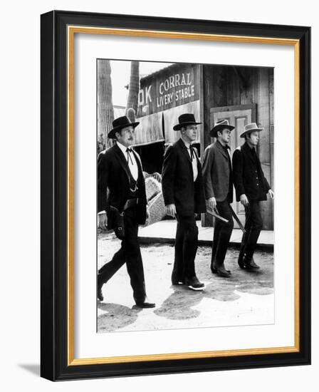 Gunfight At The O.K. Corral, 1957-null-Framed Photo