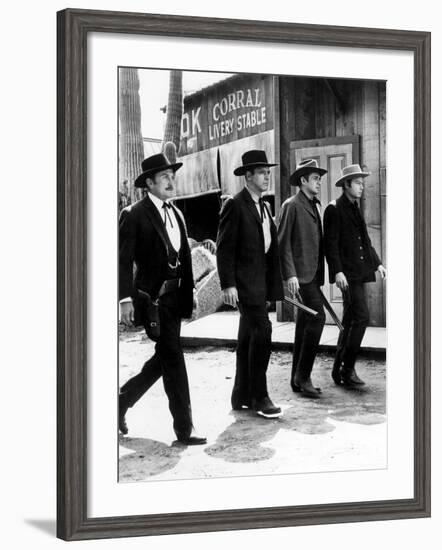 Gunfight At The O.K. Corral, 1957-null-Framed Photo