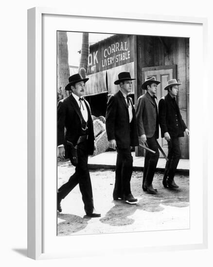 Gunfight At The O.K. Corral, 1957-null-Framed Photo