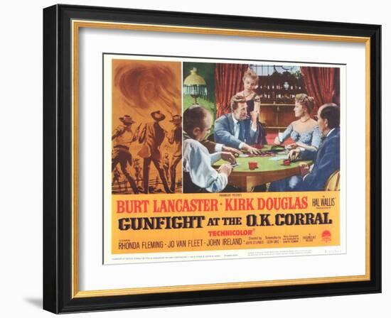 Gunfight at the O.K. Corral, 1963-null-Framed Art Print