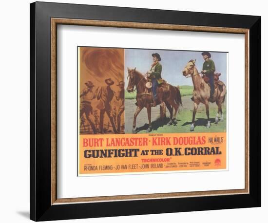 Gunfight at the O.K. Corral, 1963-null-Framed Art Print