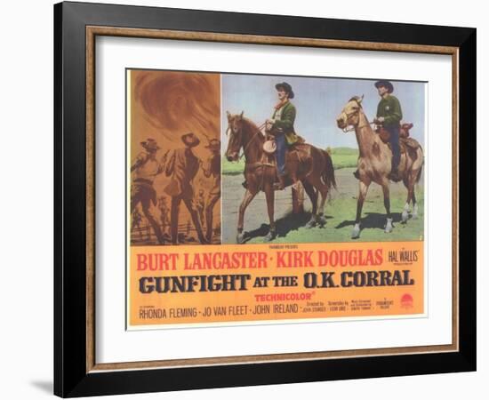 Gunfight at the O.K. Corral, 1963-null-Framed Art Print