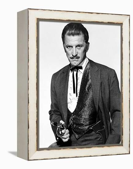 Gunfight at the O.K. Corral, Kirk Douglas, 1957-null-Framed Stretched Canvas