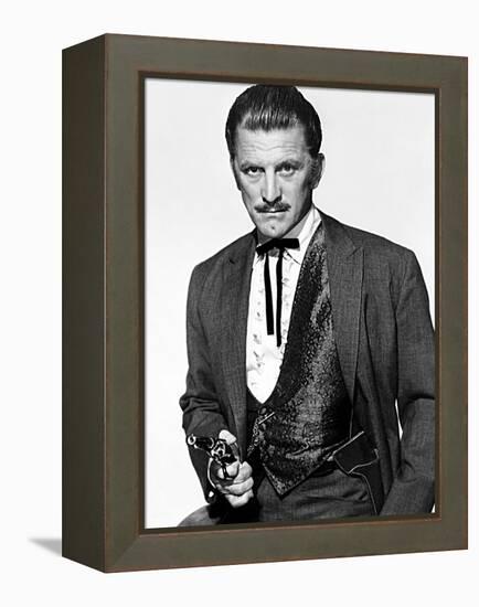 Gunfight at the O.K. Corral, Kirk Douglas, 1957-null-Framed Stretched Canvas