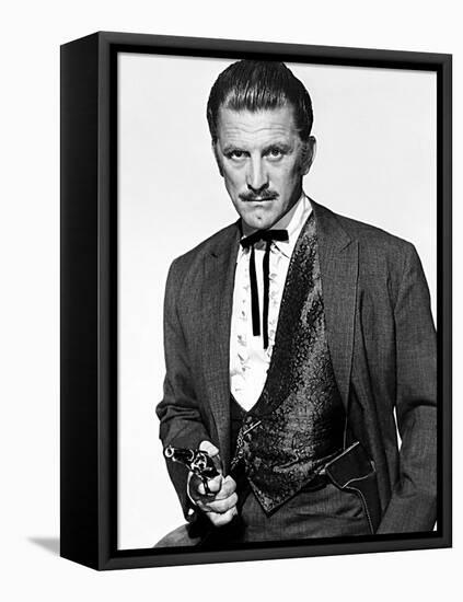Gunfight at the O.K. Corral, Kirk Douglas, 1957-null-Framed Stretched Canvas