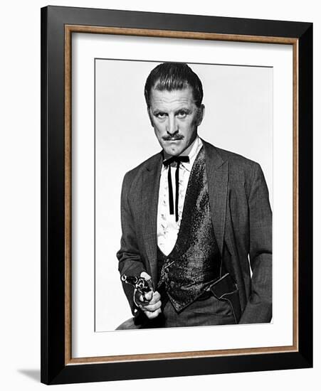 Gunfight at the O.K. Corral, Kirk Douglas, 1957-null-Framed Photo