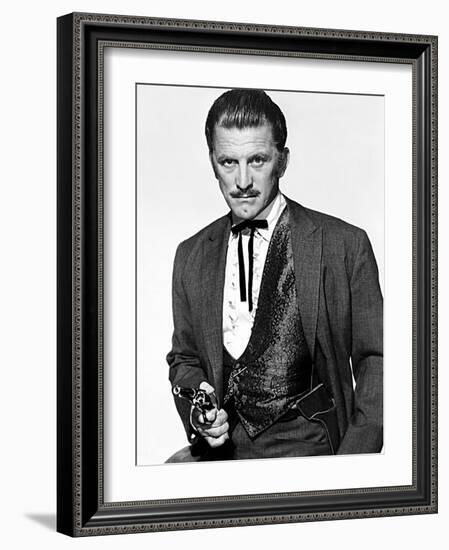 Gunfight at the O.K. Corral, Kirk Douglas, 1957-null-Framed Photo