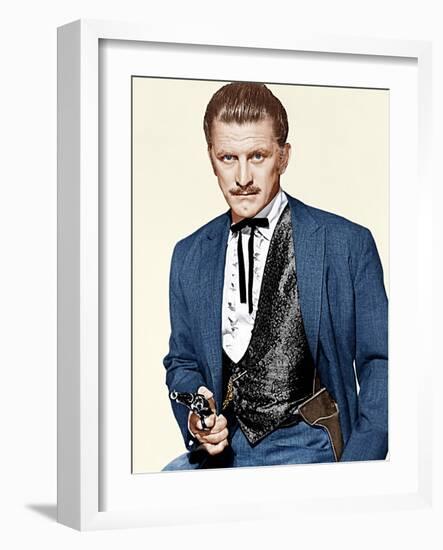 GUNFIGHT AT THE O.K. CORRAL, Kirk Douglas, 1957-null-Framed Photo