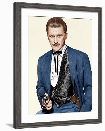 GUNFIGHT AT THE O.K. CORRAL, Kirk Douglas, 1957-null-Framed Photo