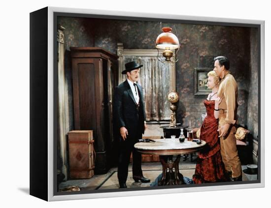 Gunfight At The O.K. Corral, Kirk Douglas, Jo Van Fleet, John Ireland, 1957-null-Framed Stretched Canvas