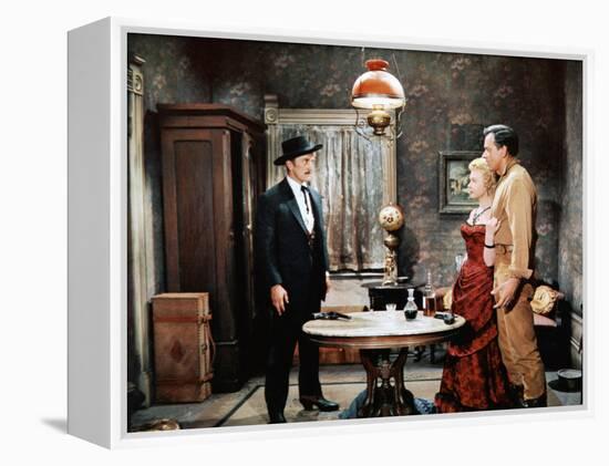 Gunfight At The O.K. Corral, Kirk Douglas, Jo Van Fleet, John Ireland, 1957-null-Framed Stretched Canvas