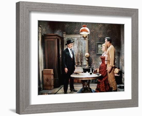 Gunfight At The O.K. Corral, Kirk Douglas, Jo Van Fleet, John Ireland, 1957-null-Framed Photo