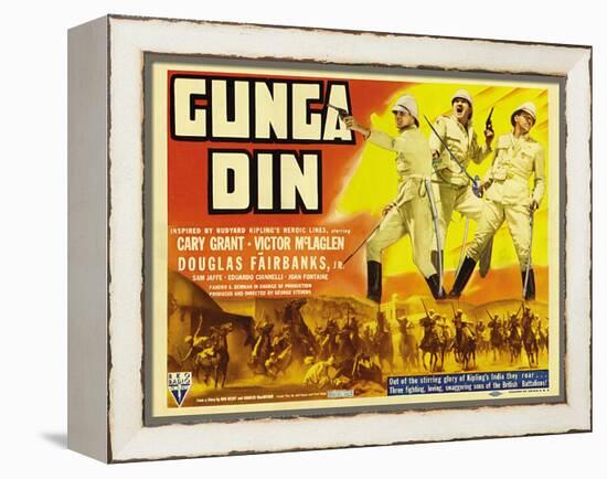 Gunga Din, 1939-null-Framed Stretched Canvas