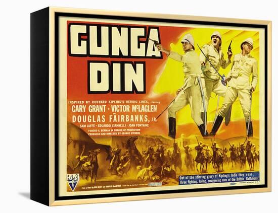 Gunga Din, 1939-null-Framed Stretched Canvas