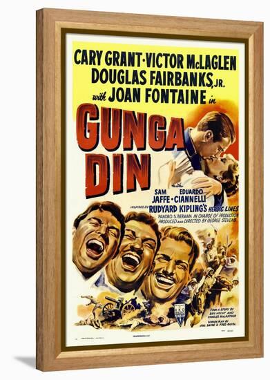 Gunga Din, 1939-null-Framed Premier Image Canvas