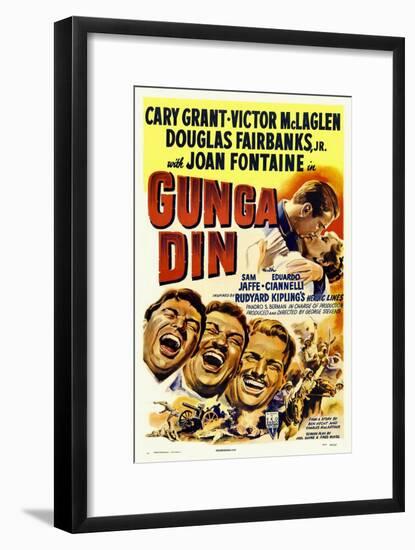 Gunga Din, 1939-null-Framed Giclee Print