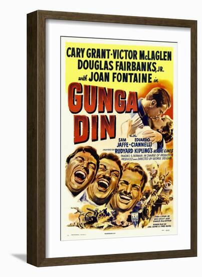 Gunga Din, 1939-null-Framed Giclee Print