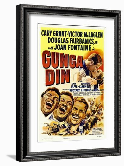 Gunga Din, 1939-null-Framed Giclee Print