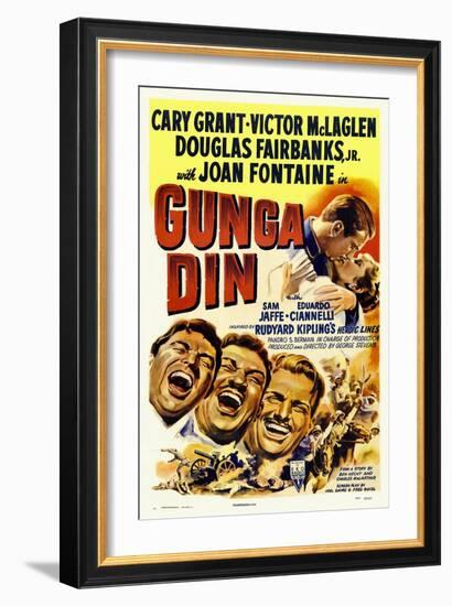 Gunga Din, 1939-null-Framed Giclee Print