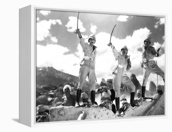 Gunga Din, Cary Grant, Victor McLaglen, Douglas Fairbanks Jr., 1939-null-Framed Stretched Canvas