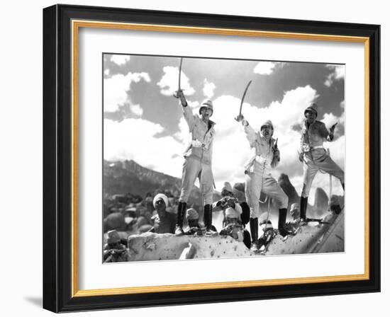 Gunga Din, Cary Grant, Victor McLaglen, Douglas Fairbanks Jr., 1939-null-Framed Photo