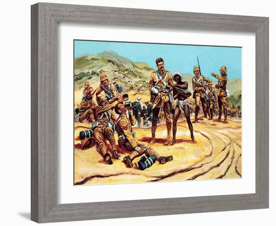 Gunga Din-Gerry Embleton-Framed Giclee Print