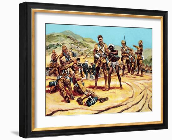 Gunga Din-Gerry Embleton-Framed Giclee Print