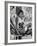 Gunhild Larking, Sweden's Entry for High Jump, Nervously Awaiting Turn to Compete at Olympic Games-George Silk-Framed Premium Photographic Print