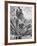 Gunhild Larking, Sweden's Entry for High Jump, Nervously Awaiting Turn to Compete at Olympic Games-George Silk-Framed Premium Photographic Print