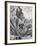 Gunhild Larking, Sweden's Entry for High Jump, Nervously Awaiting Turn to Compete at Olympic Games-George Silk-Framed Premium Photographic Print