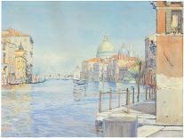 The Gran Canal, Venice, with the Santa Maria Della Salute, 1910-Gunnar Widforss-Framed Giclee Print