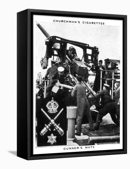 Gunner's Mate, 1937-WA & AC Churchman-Framed Premier Image Canvas
