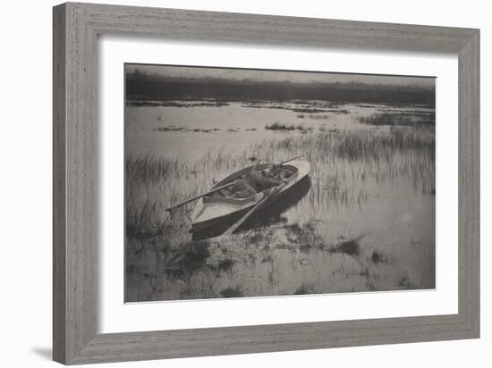 Gunner Working up to Fowl, 1886 (Platinum Print)-Peter Henry Emerson-Framed Giclee Print