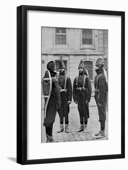 Gunners of a Battery of the Royal Canadian Artillery Equipped for Winter Service, 1896-Gregory & Co-Framed Giclee Print