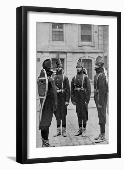 Gunners of a Battery of the Royal Canadian Artillery Equipped for Winter Service, 1896-Gregory & Co-Framed Giclee Print
