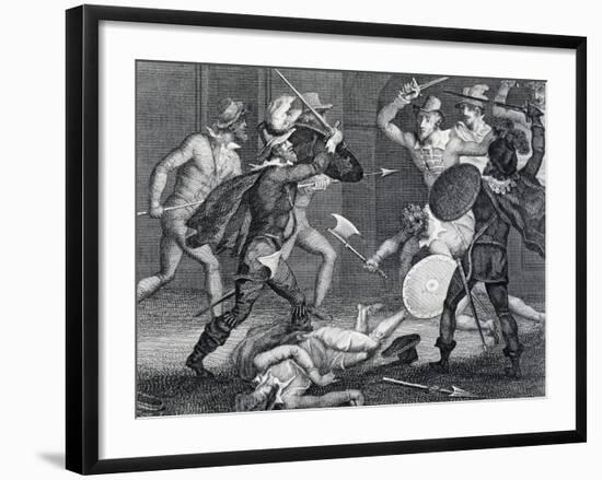 Gunpowder Plot, Plot Designed by Group of English Catholics Against King James I of England-null-Framed Giclee Print