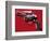 Guns, c.1981-82 (White and Black on Red)-Andy Warhol-Framed Giclee Print