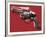 Guns, c. 1981-82 (white and black on red)-Andy Warhol-Framed Art Print