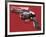 Guns, c. 1981-82 (white and black on red)-Andy Warhol-Framed Art Print