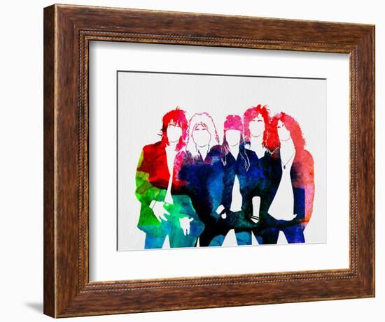 Guns N' Roses Watercolor-Lana Feldman-Framed Premium Giclee Print