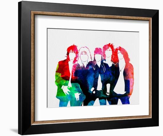 Guns N' Roses Watercolor-Lana Feldman-Framed Premium Giclee Print