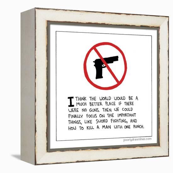 Guns-Reza Farazmand-Framed Stretched Canvas