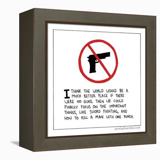 Guns-Reza Farazmand-Framed Stretched Canvas